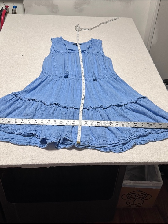 Nautica Dresses & Skirts - Nautica Sky Blue Tiered Sleeveless Midi Dress